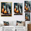 «Rumaisah Orange and Green Soulful», reproduction sur toile-88535721-88535722