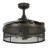 Meridian 48" Retractable Blade Ceiling Fan with Light and Remote, Modern Fandelier Ceiling Fan, Patented Design Technology, Stronger Thicker Blades, Oil Rubbed Bronze-1912405937