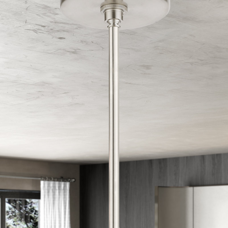 Robey Stem Extension Rod, Brushed Nickel