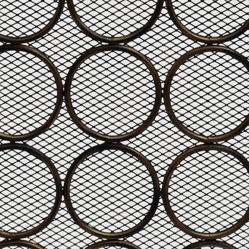 Pare-étincelles en fer Melanie, Noir / or