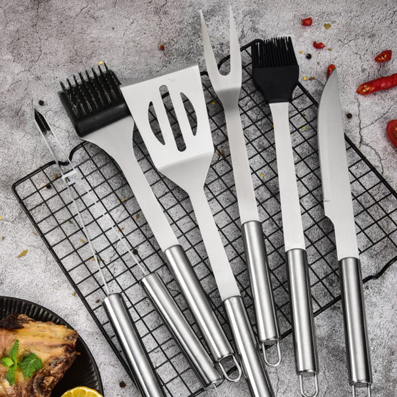 Stainless Steel Dishwasher Safe Grilling Tool Set