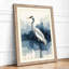 Serene Wading Bird Coastal - Framed Print-473584233-473584238