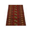 Tapis de couloir unique en laine noué à la main rouge nouvel âge 2 pi 6 po x 9 pi 9 po Pates