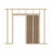 Soft Close and Open 24" to 36" Upright Universal Lightweight Pocket Door Frame for 2" x 4" Stud Wall-71635744