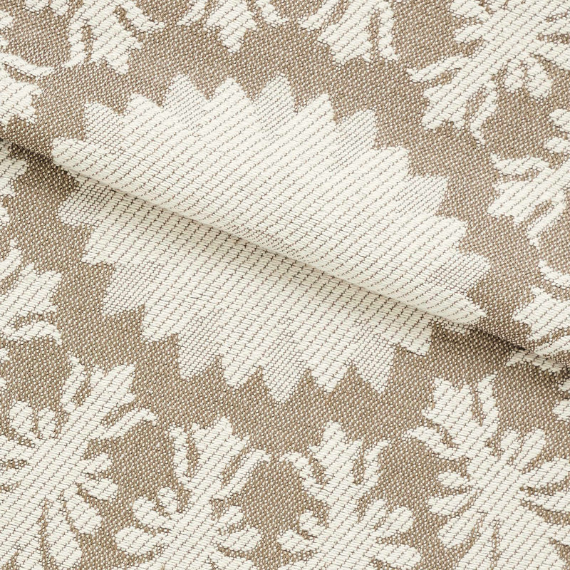 Alistair Lightweight Cotton Blend Jacquard Traditional Medallion Bedspread Set, Taupe