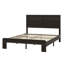 Base de lit plateforme en bois avec grand rangement sous le lit-305289245