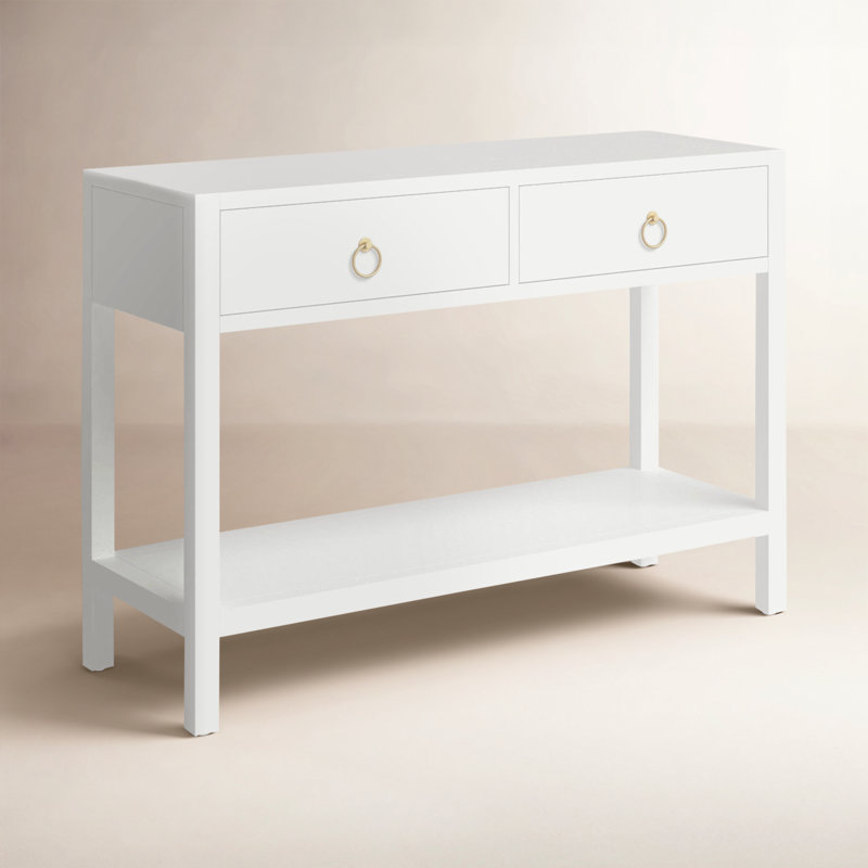 Elin 44" Console Table, White