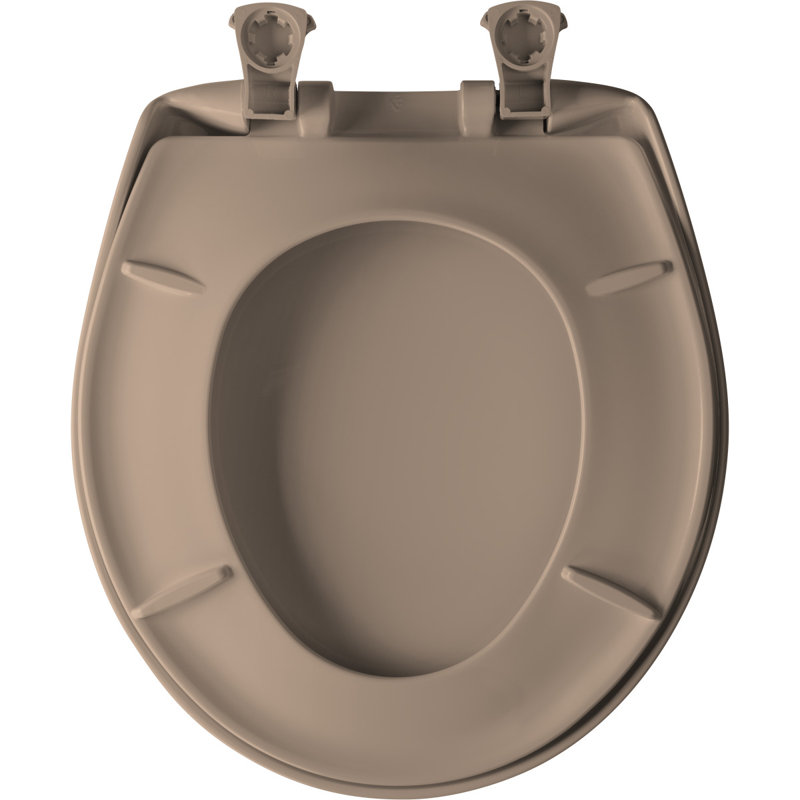 Round Toilet Seat and Lid, Wild Rose