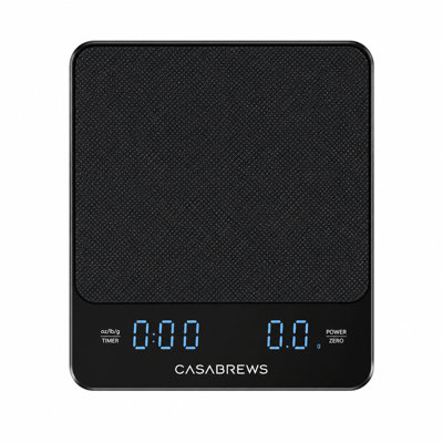Balance à café CASABREWS avec minuterie, balance expresso numérique haute précision 0,1 g, capacité 3000 g, balance à café rechargeable avec arrêt automatique.