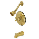 Kingston Brass Restoration Single-Handle Pressure Balanced Tub and Shower Faucet