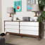 Commode double 6 tiroirs Kasandra