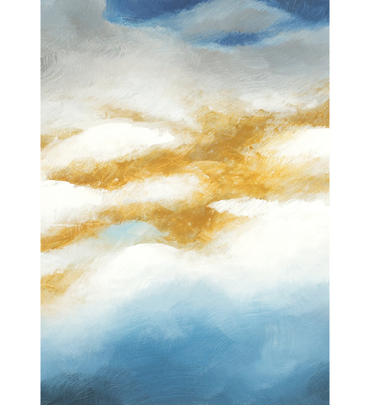 Abstract Clouds Blue Contemporary Duvet Cover | Home Decor
