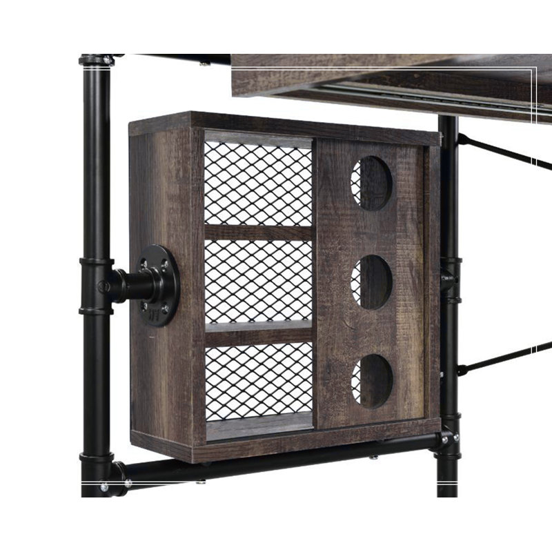 Charmant bureau d'écriture avec rangement polyvalent et design distinctif