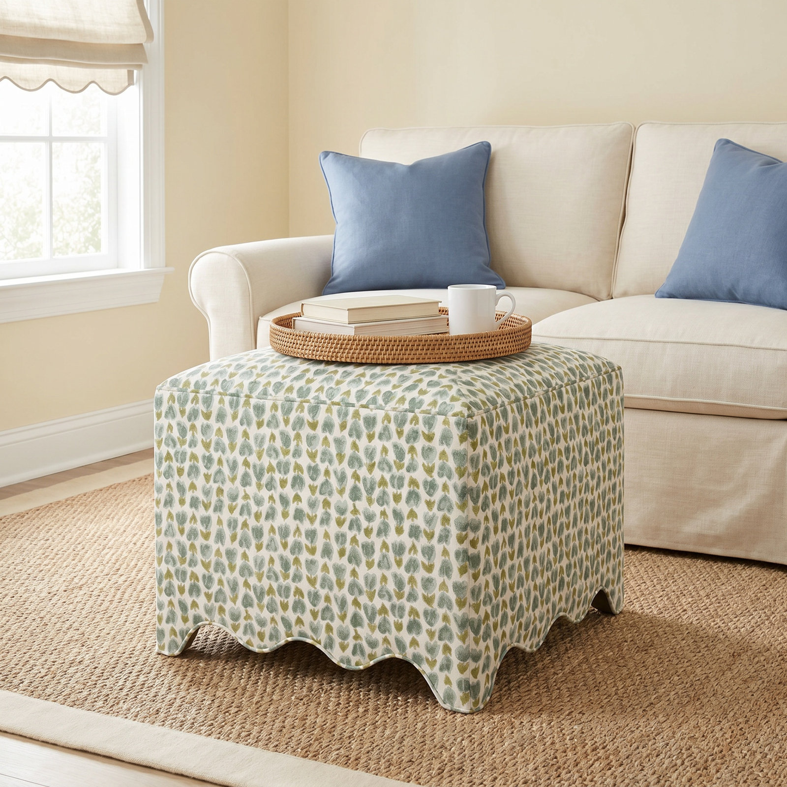 Artisan Upholstery 20" Ottoman