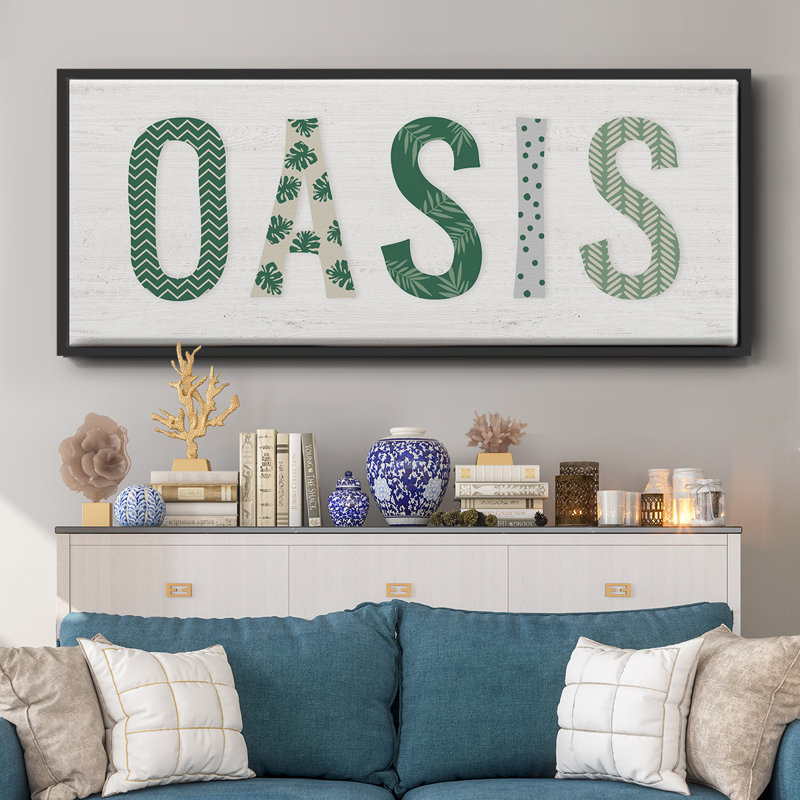 Oasis Cabana- Framed Canvas