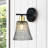 Omro Wrought Iron Armed Sconce