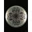 Elegant Glass Engraving Studio 16.5 " Glass Circular Bathroom Sink