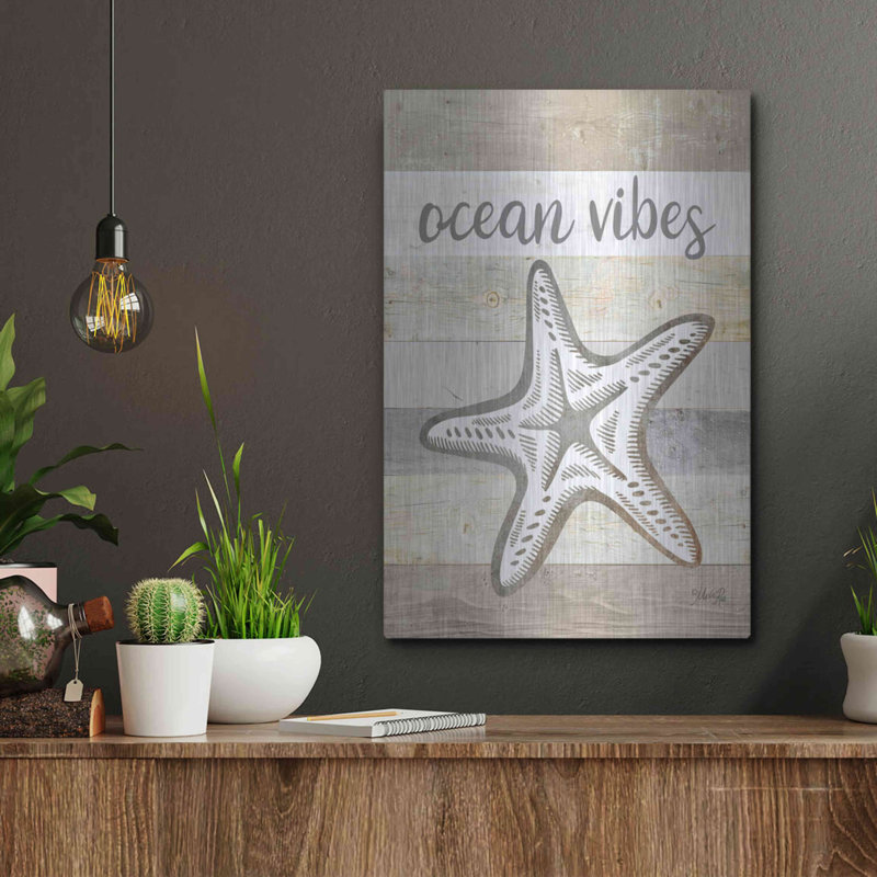 «Ocean Vibes Starfish» par Marla Rae, H 16 po x l 12 po