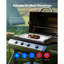 Poêle grill universelle en acier inoxydable