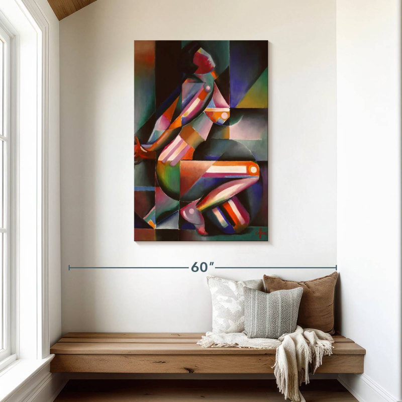 Leisha Roundism VI, 45" H x 30" W