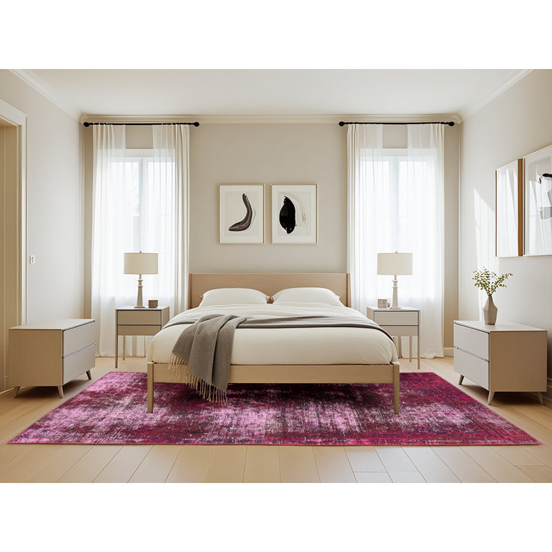 Abstract Indoor Rug, Rectangle 5' x 8'