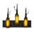 Atai Steel Armed Sconce