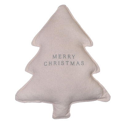 Cream Novelty Throw Cushion