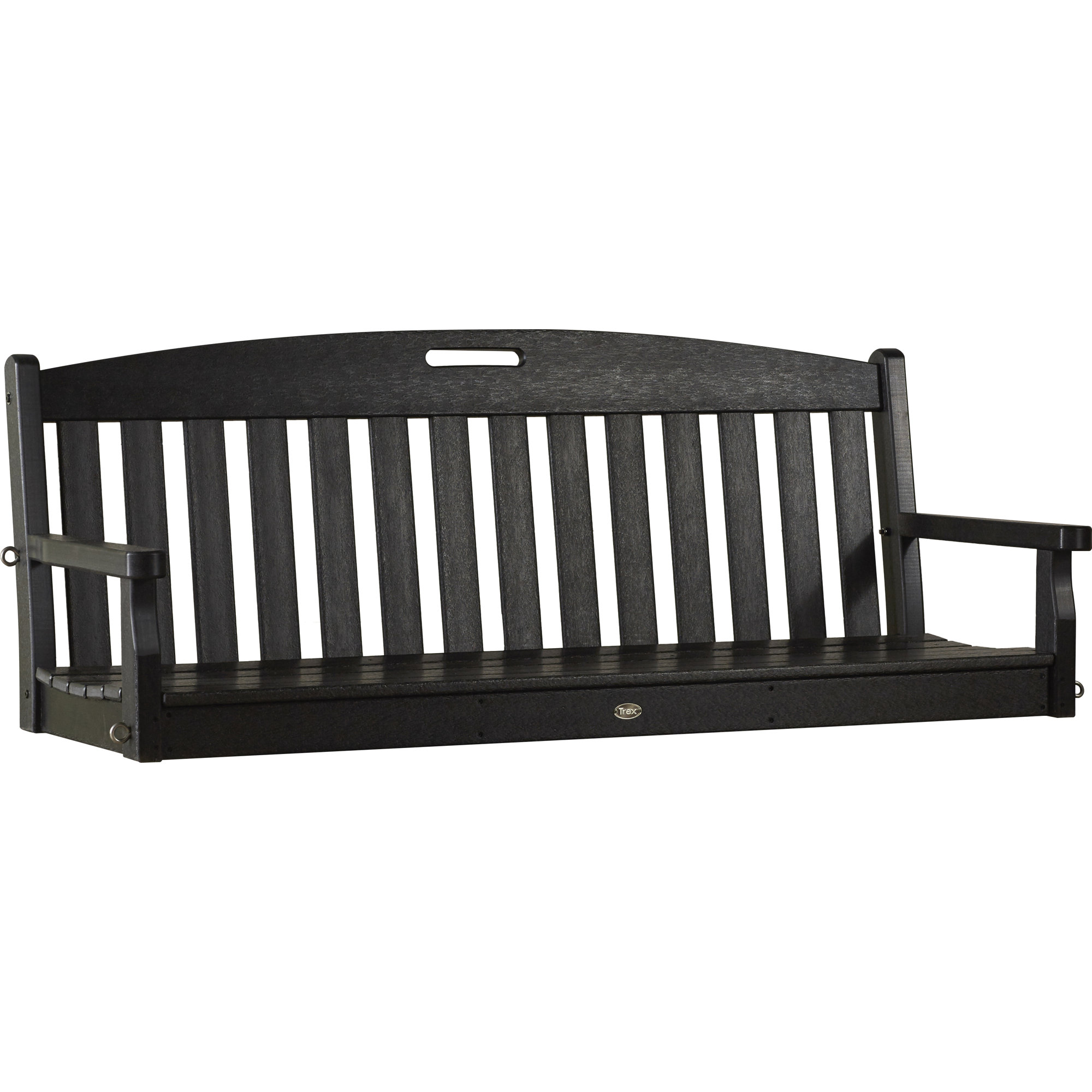 POLYWOOD Yacht Club 60" Swing, Ash Charcoal Revolution®