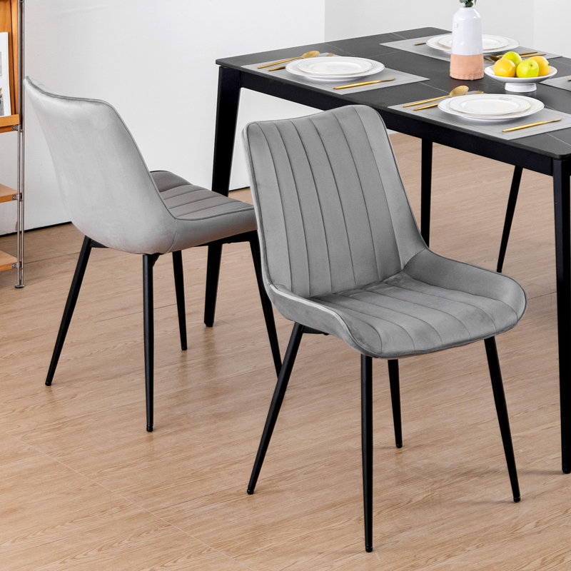 Chaise de salle à manger Willar, Gris