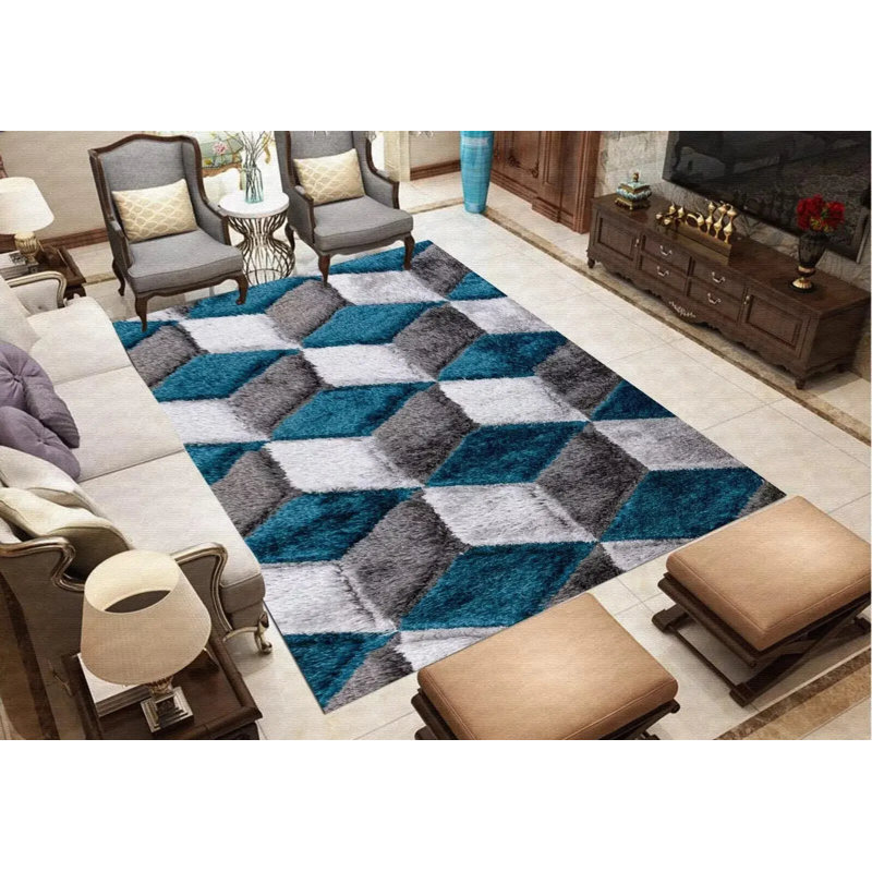Geometric Shapes Area Rug, Rectangle 120 x 170 cm