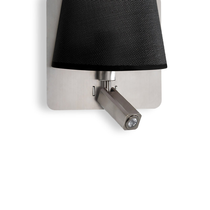 Kiro LED Armed Sconce, Black