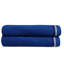 Ensemble de serviettes de bain de qualité supérieure, bleu royal, 19,7 x 35,4 pouces | 100% coton, 13,6 oz / m², lavable en machine à 104 ° F | Doux, absorbant et durable pour le spa, la salle de bain et l'utilisation quotidienne-936470437