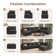 Anureet U-shaped Modular Sectional Sofa Reversible With Storage Ottoman
