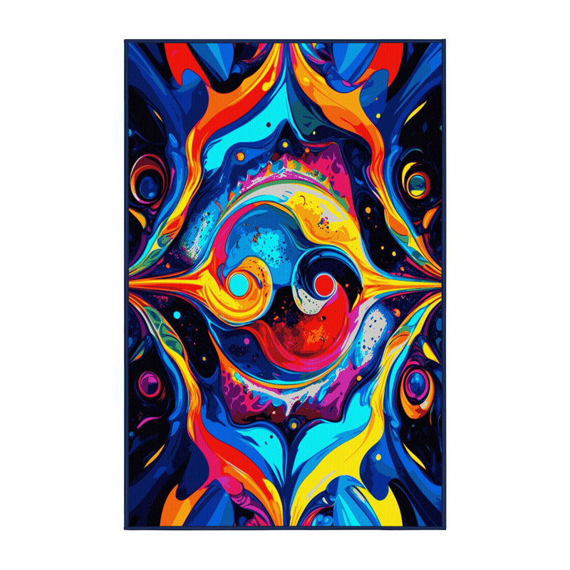 Galactic Hue Rug, Rectangle 8' x 12'