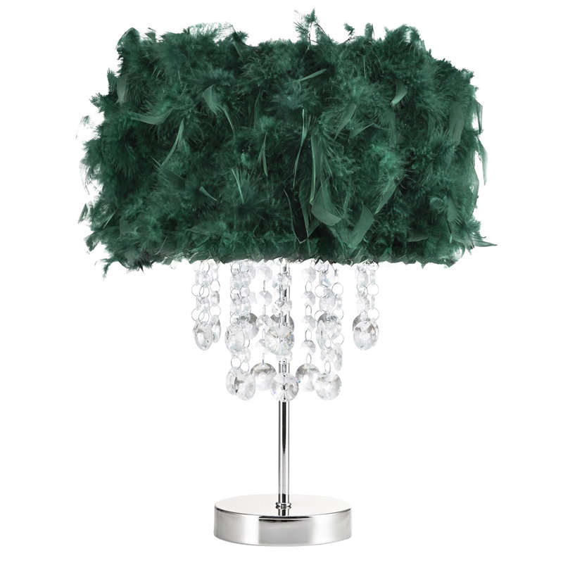 Metal Table Lamp, Green