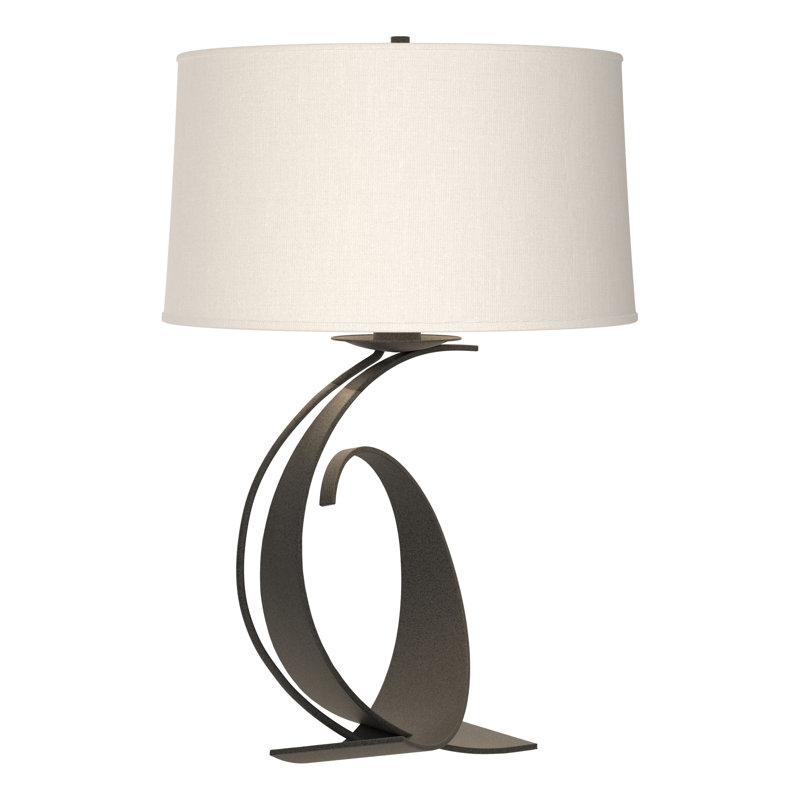 Fullered Intersections 29" Table Lamp, Natural Anna, Natural lron