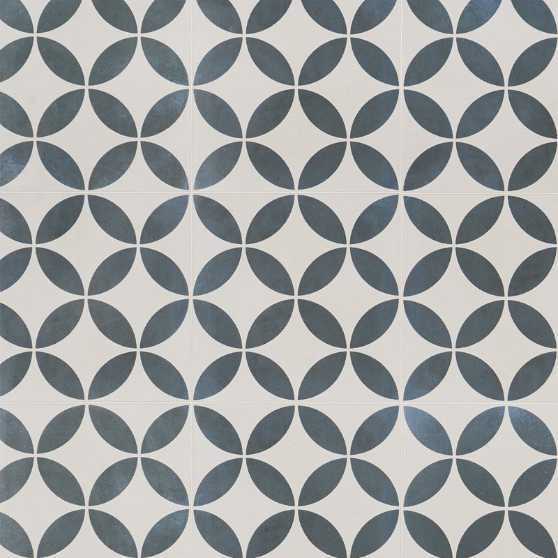 Plumeria 9" x 9" Porcelain Field Tile (6.99 sq. ft./ Case)