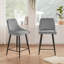 Tabouret de bar à hauteur de comptoir 24 po Scheel-109897911