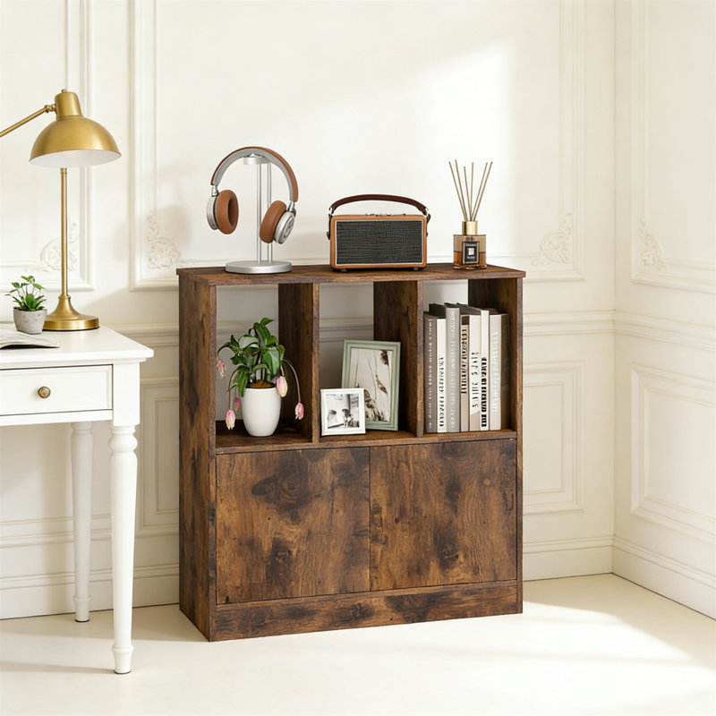 70cm H x 70cm W Standard Bookcase, Brown