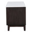 Banc de hall d'entrée Bohème avec portes doubles, 4 compartiments, 3 niveaux de hauteur, siège rembourré, + beige, pour un usage quotidien confortable-131300899