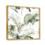 «Tropical S» avec Monstera et feuilles de noix de coco - peinture sur toile à cadre flottant-59849978-59849979