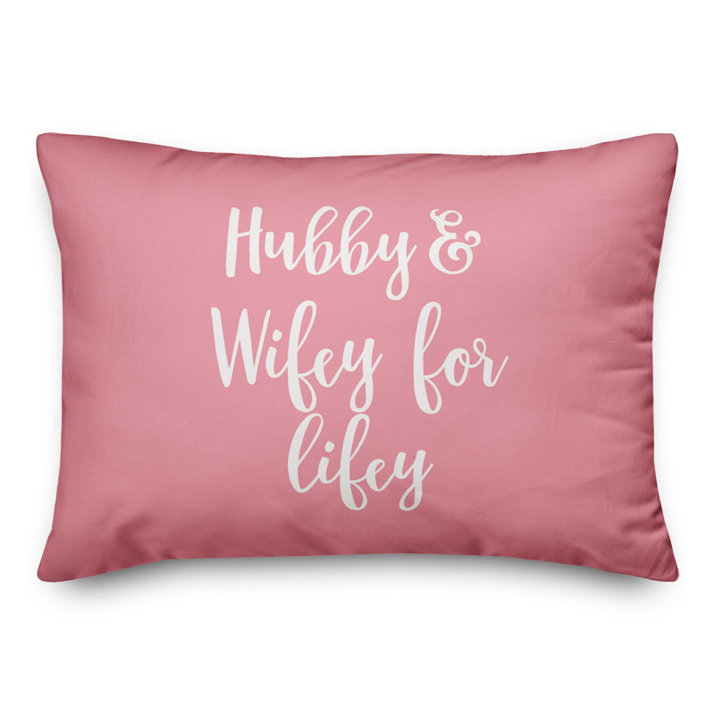  Coussin Hubby & Wifey for Lifey, Rose