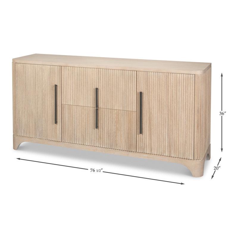 Topsail 76.5'' W Credenza, Brown