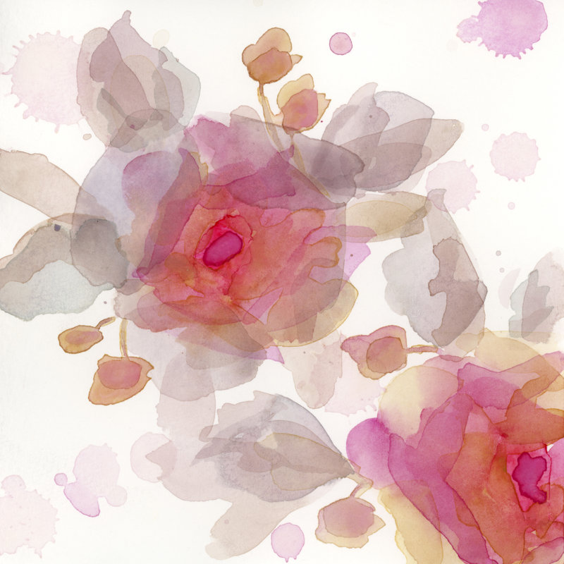 The Favorite Flowers V by Marabeth Quin - Wrapped Canvas Art Prints, 30cm H x 30cm W