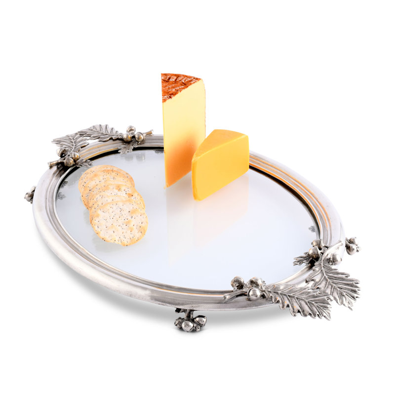 Majestic Forest Glass Decorative Tray
