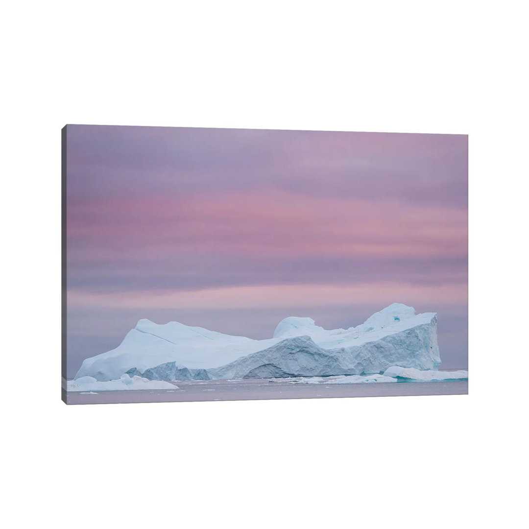 Ilulissat Icefjord, UNESCO, Also Called Kangia Or Ilulissat Kangerlua At Disko Bay. Greenland by Martin Zwick - Wrapped Canvas Print