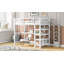 Lit mezzanine avec tablettes de rangement et bureau sous le lit-1555323112-1555323113