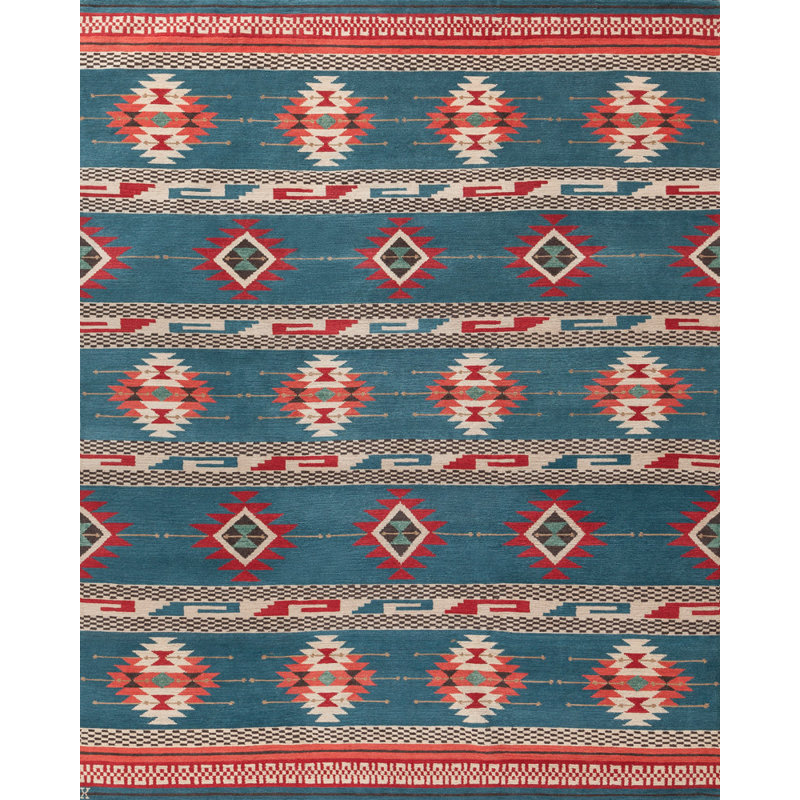 Mesa Wool Southwestern Area Rug, Rectangle 9' x 12'