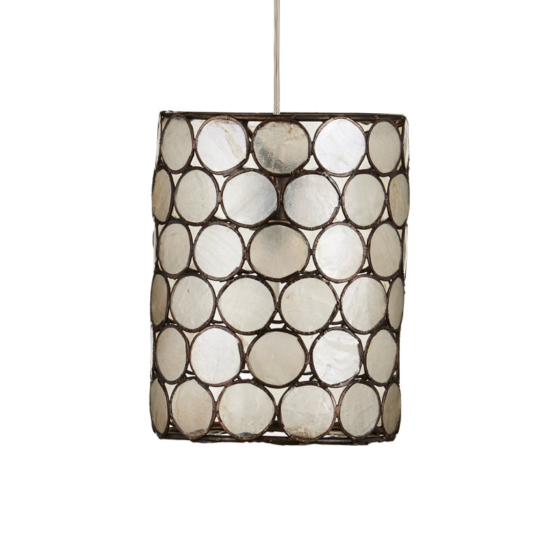 Regatta 1 - Light Cupertino/Silver Cylinder Pendant
