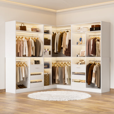 72108Closet System With Drawers